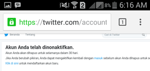 Cara Menghapus Akun Twitter Permanen Lewat HP Android dan PC