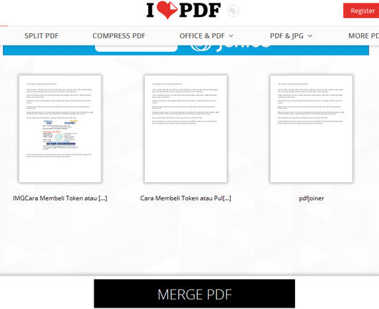 Daftar Situs Untuk Merge atau Gabungkan PDF Online