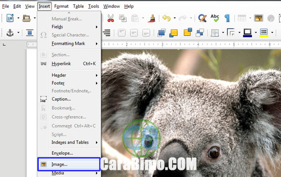 Convert File Gambar Menjadi File PDF Dengan LibreOffice Writer