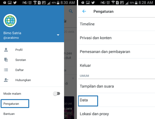 Cara Hemat Paket Data Saat Akses Twitter di Android