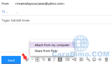 Cara Mengirim Folder Lewat Email Yahoo