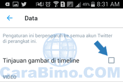 pengaturan data Twitter - Cara Ekonomis Paket Data Ketika Saluran Twitter Di Android