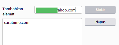 Cara Memblokir Alamat Email di Yahoo