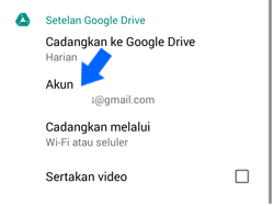 Setelan Google Drive