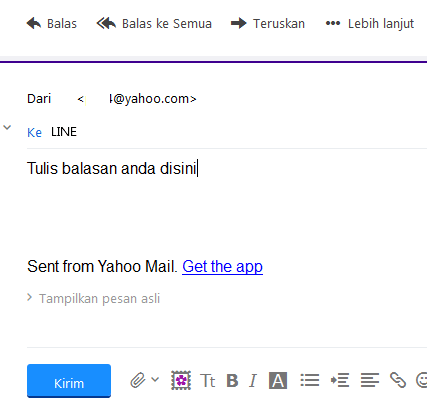 Cara Membalas Email Masuk di Yahoo