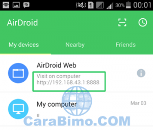 Cara Kirim File Dari HP Android Ke PC Pakai AirDroid