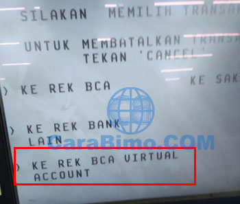 Top Up LinkAja di ATM BCA