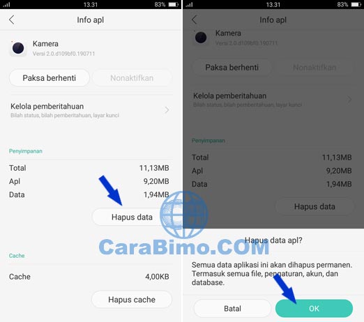 Mengatasi Hp Oppo A37 Tidak Bisa Simpan Foto Kamera