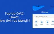 Cara Top Up OVO Lewat New Livin by Mandiri Menu Top Up E-Wallet