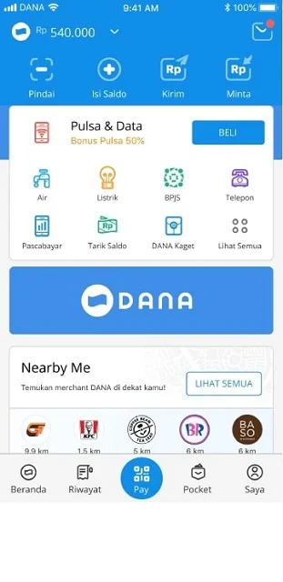 Cara Beli Token Listrik di DANA